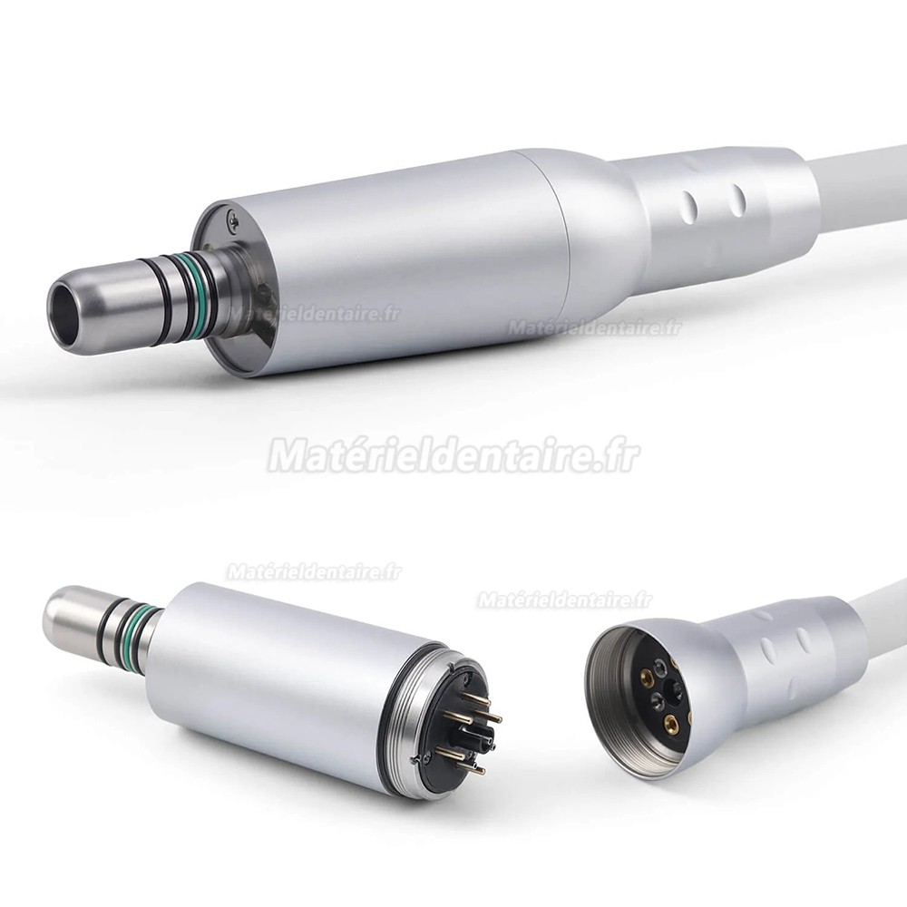 Moteur &eacute;lectrique sans balais &agrave; LED dentaire, 4 trous, trois modes : 16:1 / 1:1 / 1:5